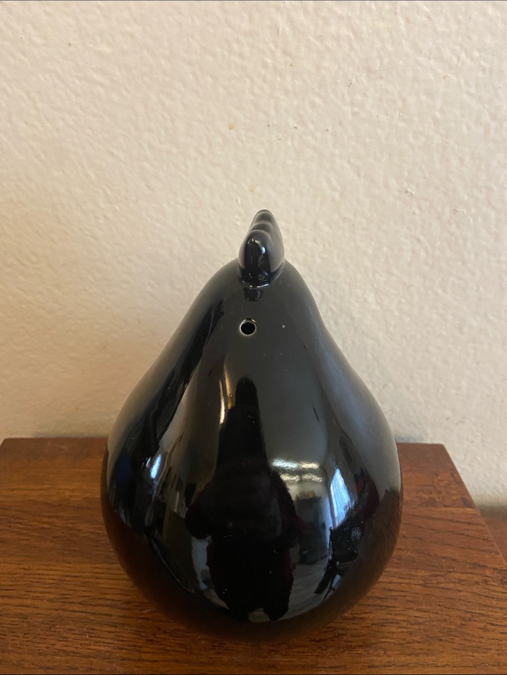 Black Ceramic Rooster Accent Sculpture - Picture 4 of 9